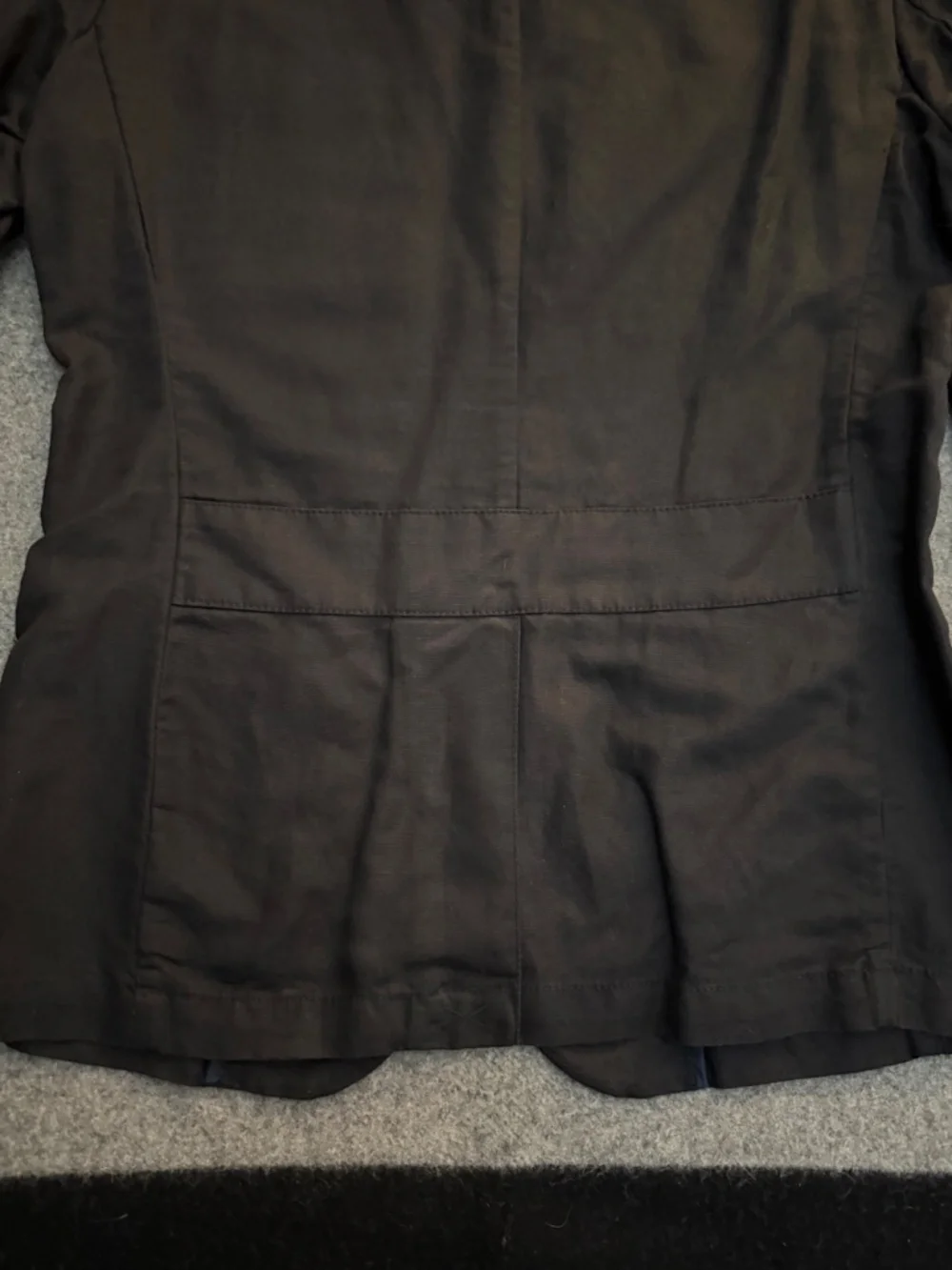 H&M Black Linen Blazer Jacket